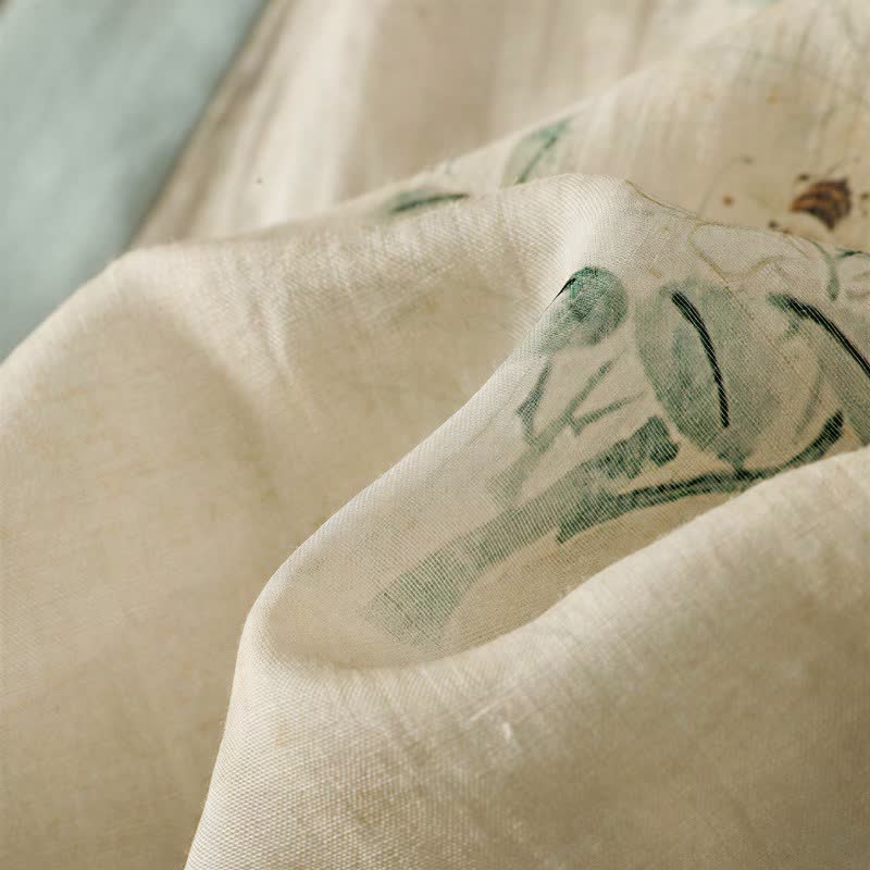 Kimono da casa con cintura in vita e stampa floreale. - image 7