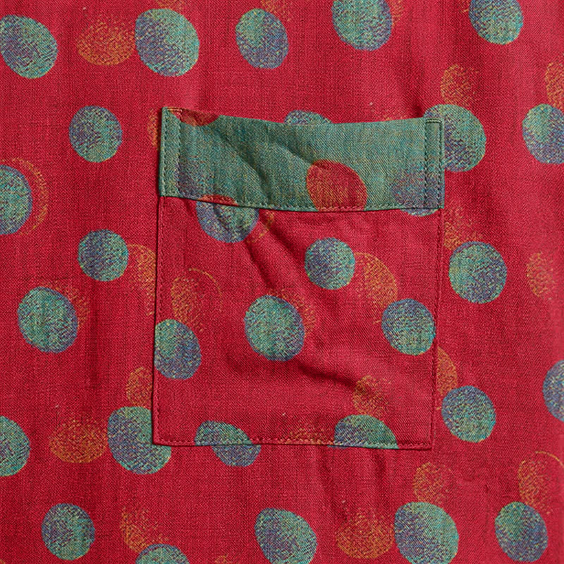 Kimono vintage in cotone a pois - image 4