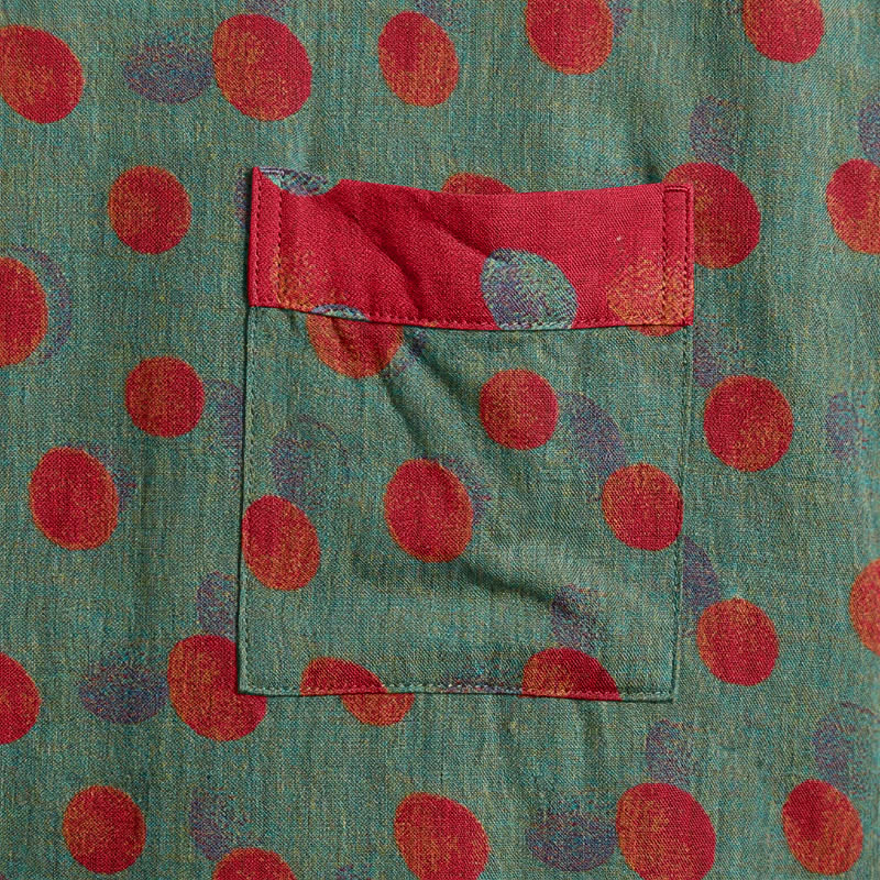 Kimono vintage in cotone a pois - image 9