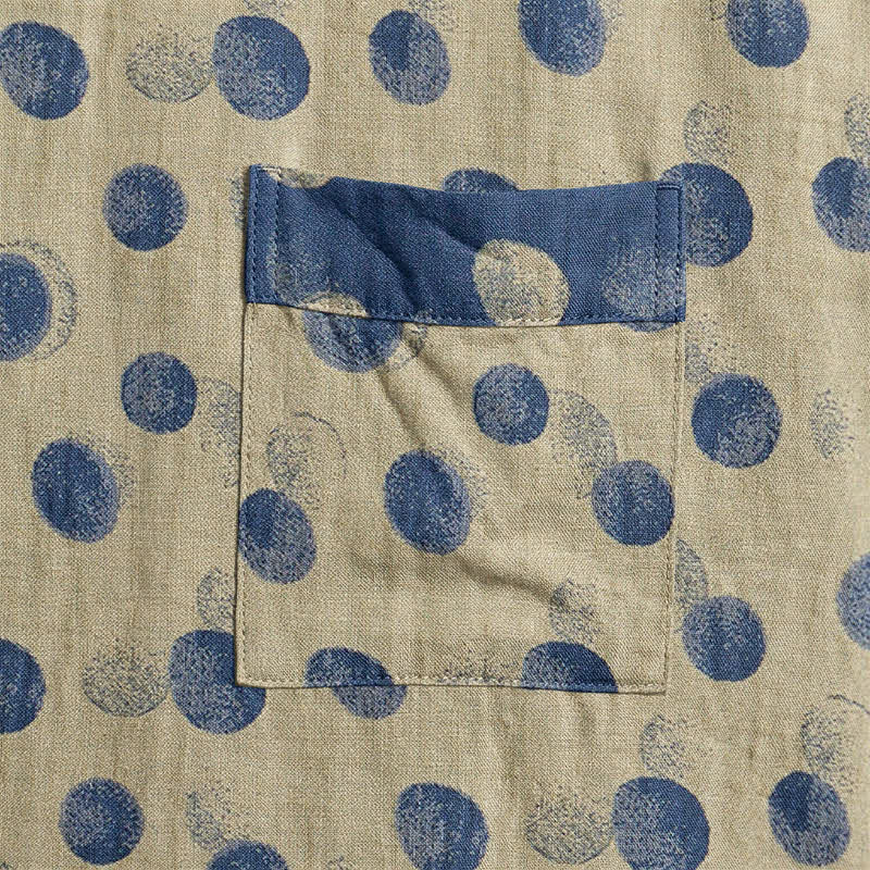 Kimono vintage in cotone a pois - image 19