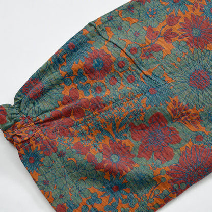 Pantaloni da casa in cotone con stampa artistica etnica. - image 10