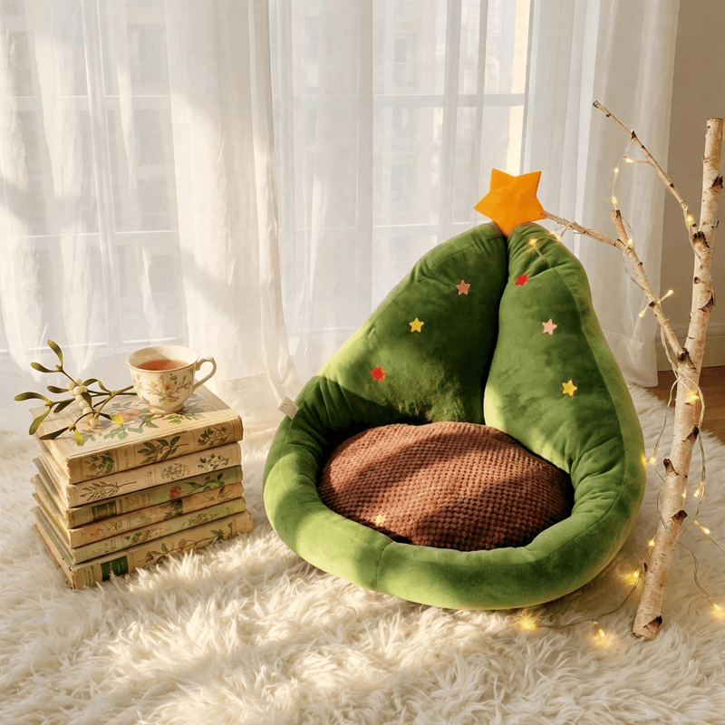 Cuscino di peluche a forma di albero di Natale - image 3