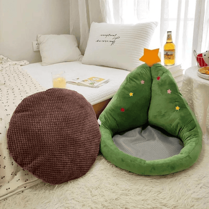 Cuscino di peluche a forma di albero di Natale - image 4