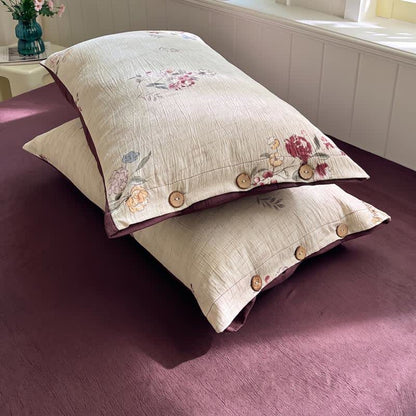 Set di biancheria da letto in cotone e lino Botanical Dream - image 5