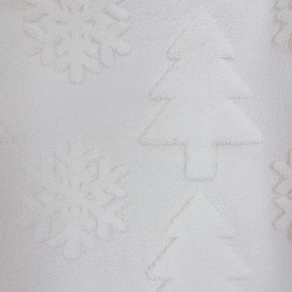 Fodera per cuscino con motivo a rilievo di albero di Natale e fiocchi di neve. - image 14
