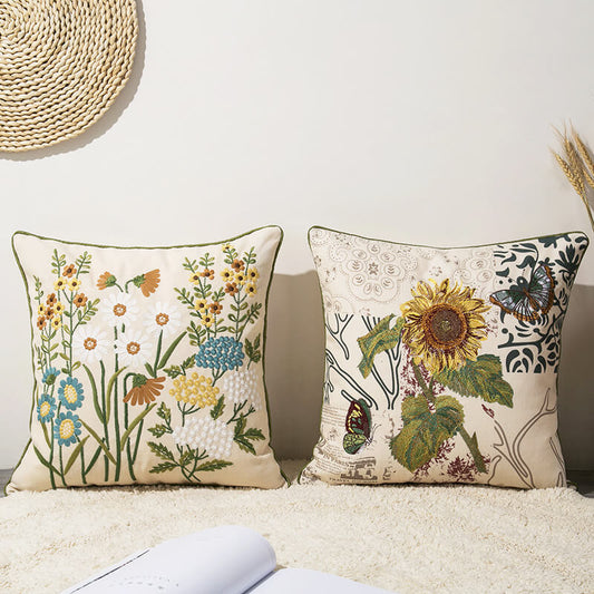 Federa per cuscino con motivo floreale vintage Ownkoti