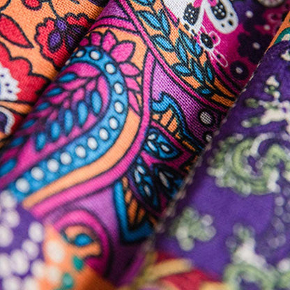 Tende da finestra in cotone e lino Boho colorate Ownkoti