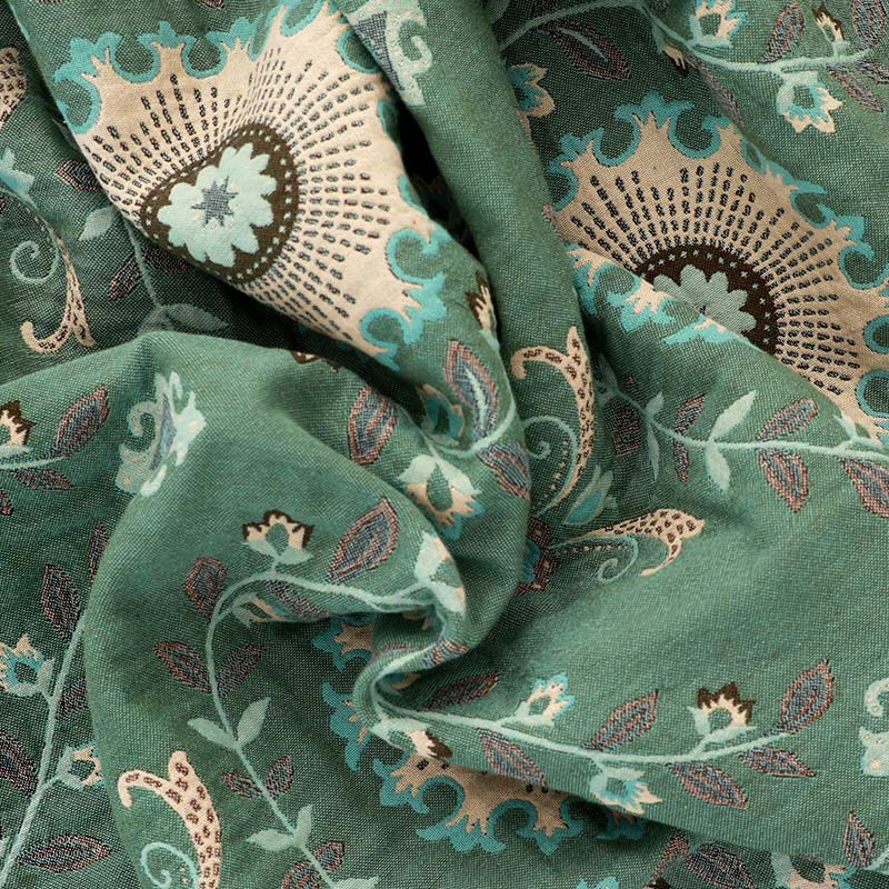 Copridivano retrò Ownkoti, coperta reversibile in cotone