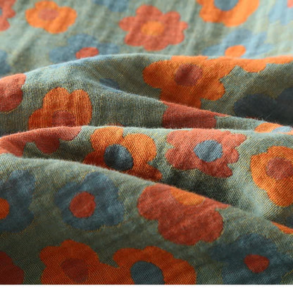 Camicia da notte in morbido cotone con colletto per bambola floreale