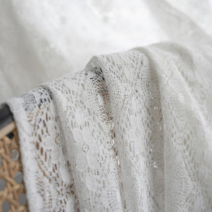 Tenda decorativa traforata con motivo floreale in jacquard Ownkoti