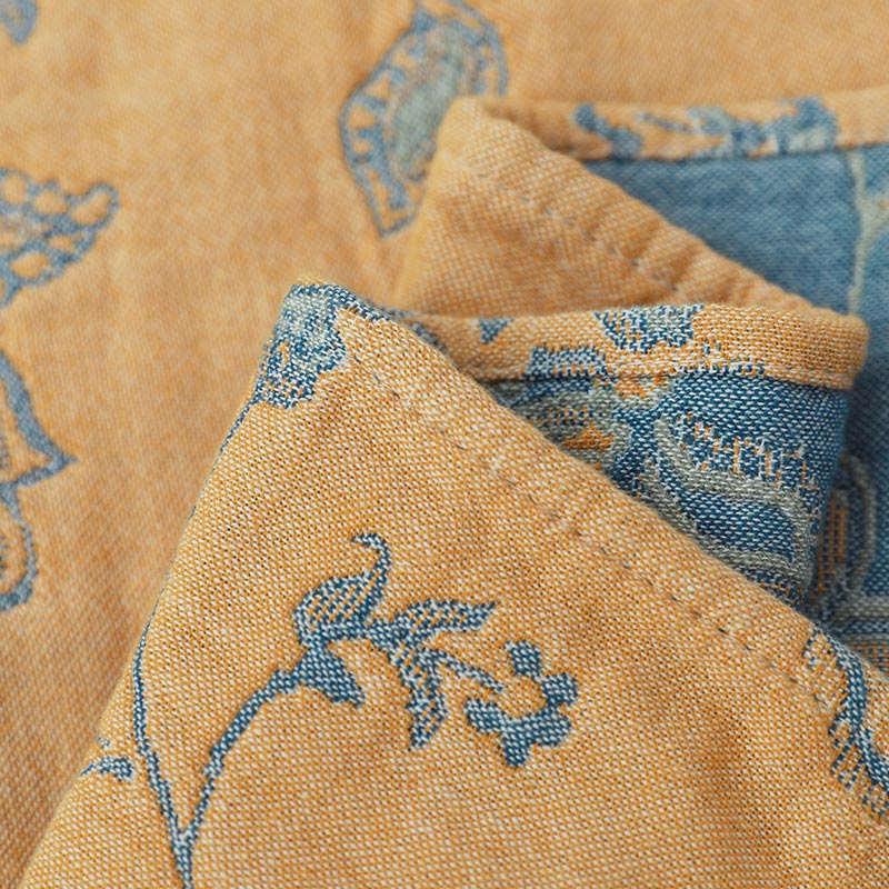 Cuscino in cotone con fiori Boho, a doppia faccia (2 pezzi)