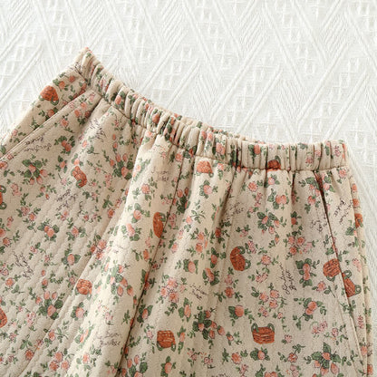 Completo da casa in cotone Vintage Rose Garden