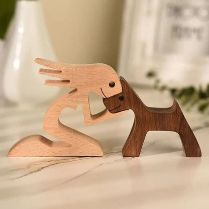 Decorazioni per la casa in legno fatte a mano di Ownkoti raffiguranti animali domestici