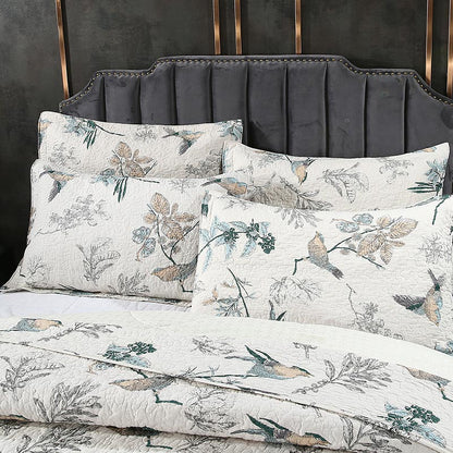 Trapunta in cotone con federa "Happy Bird"