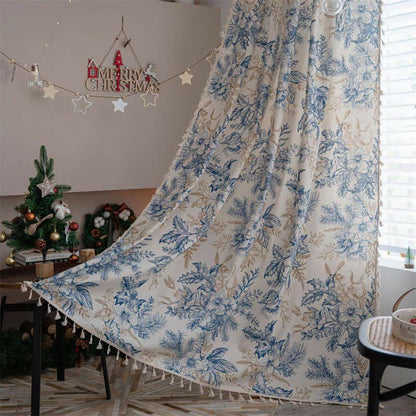 Tenda filtrante per luce Ownkoti Blue Flower Pine