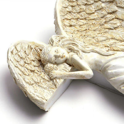 Scultura con ali d'angelo su telaio per porta Ownkoti