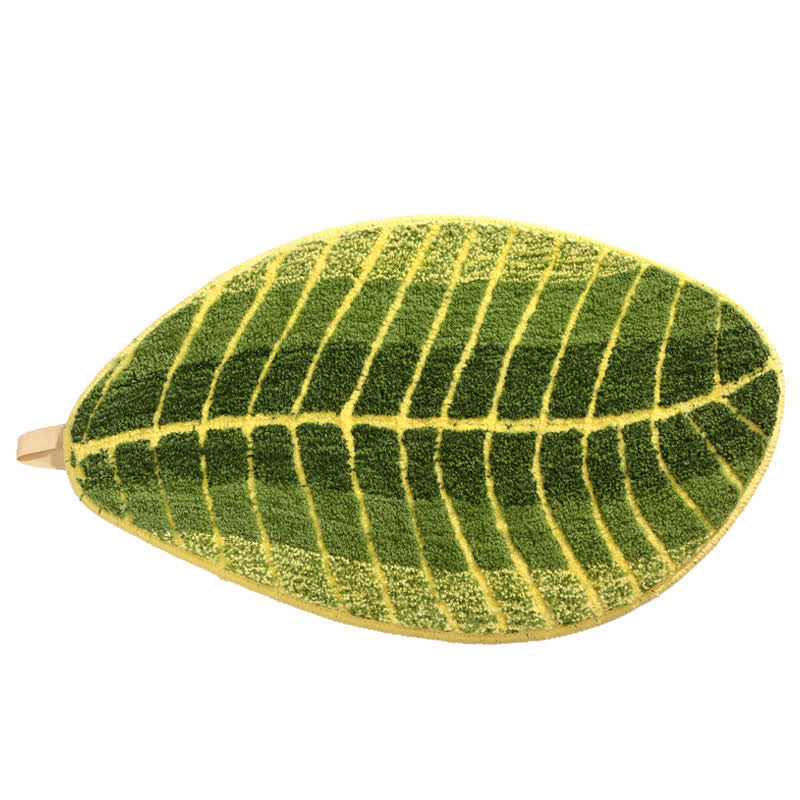 Tappeto morbido per porta Ownkoti Green Banana Leaf