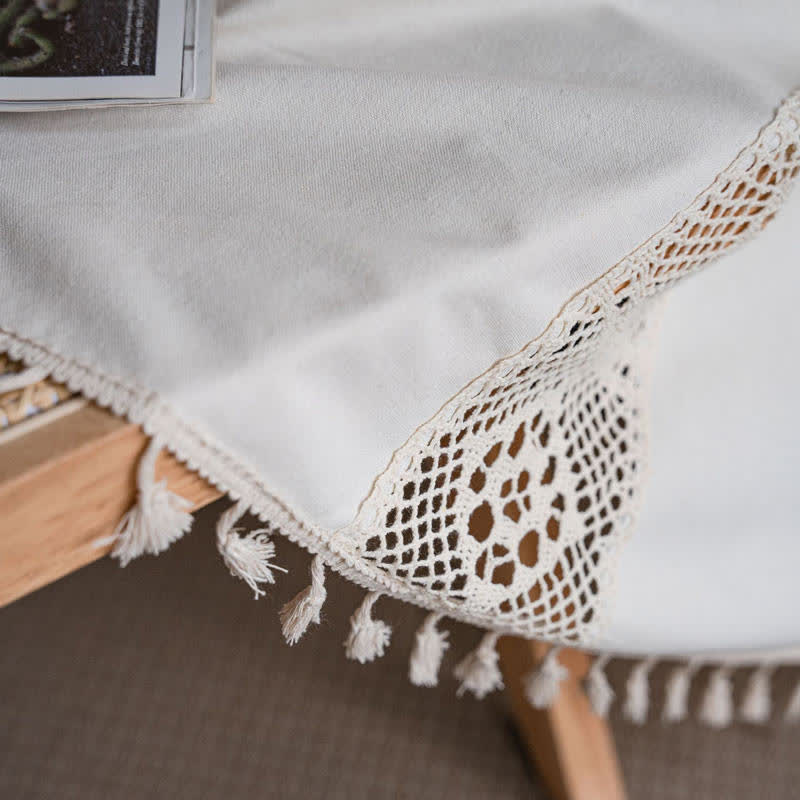 Tenda filtrante per la luce con giunzioni traforate beige Ownkoti