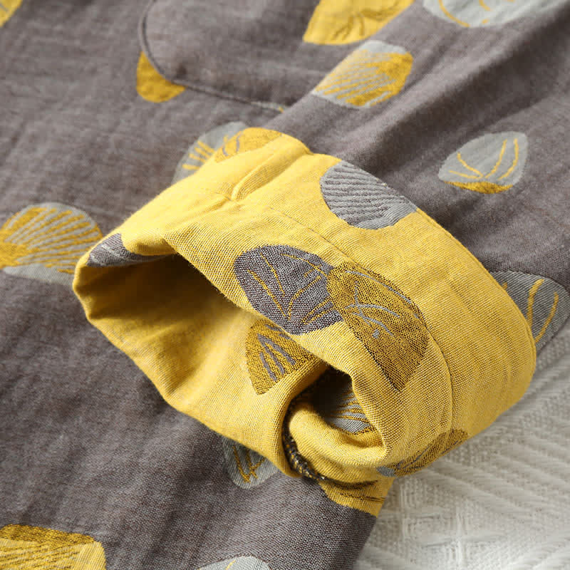 Lussuoso pigiama in cotone con revers