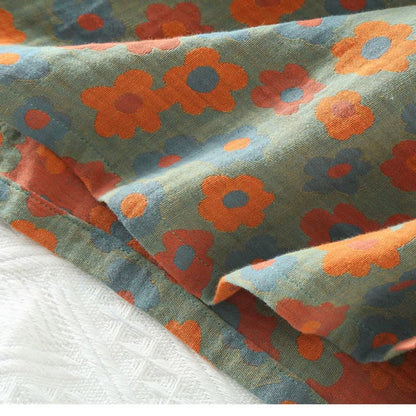 Camicia da notte in morbido cotone con colletto per bambola floreale