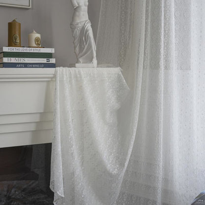 Tenda decorativa traforata con motivo floreale in jacquard Ownkoti