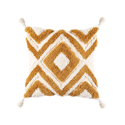Copricuscino Ownkoti in jacquard marocchino con nappe