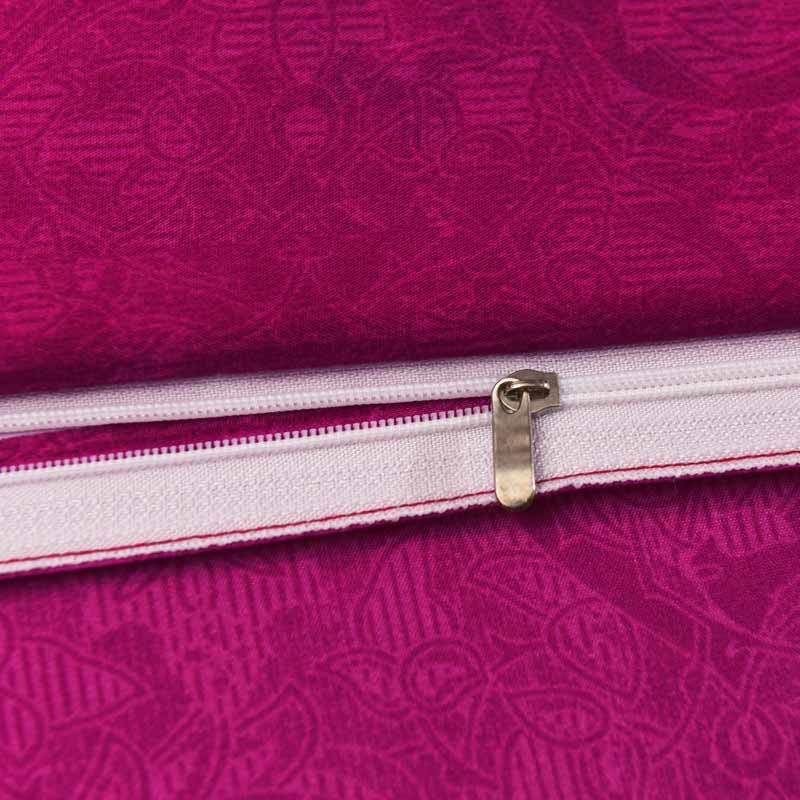 Copripiumino con federa a forma di fiore gioiello