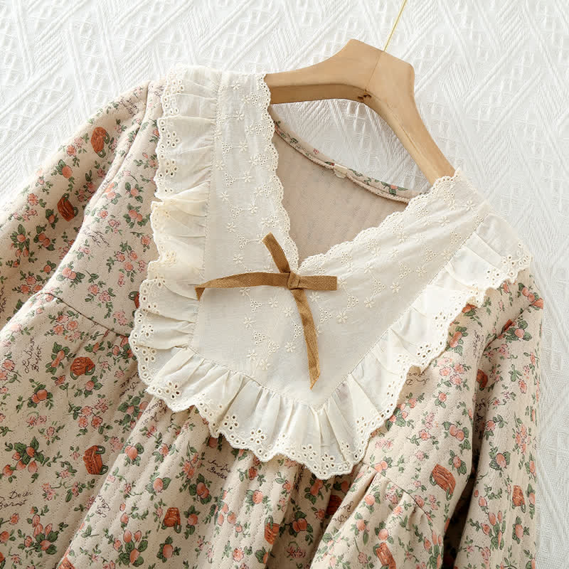 Completo da casa in cotone Vintage Rose Garden
