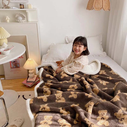 Coperta reversibile Ownkoti con simpatico orsetto