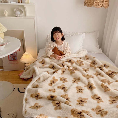 Coperta reversibile Ownkoti con simpatico orsetto