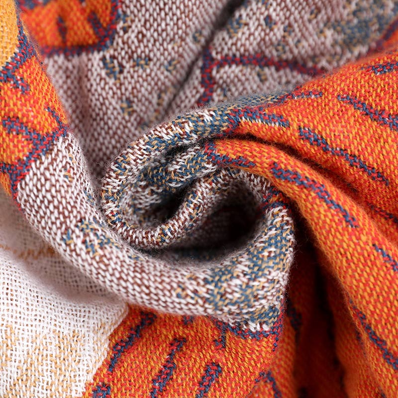 Trapunta reversibile in garza di cotone color cachi