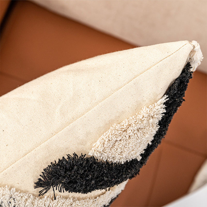 Copricuscino Ownkoti in jacquard marocchino con nappe