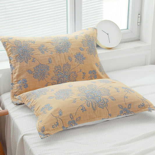 Cuscino in cotone con fiori Boho, a doppia faccia (2 pezzi)