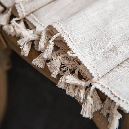 Tenda filtrante con nappa Boho Beige