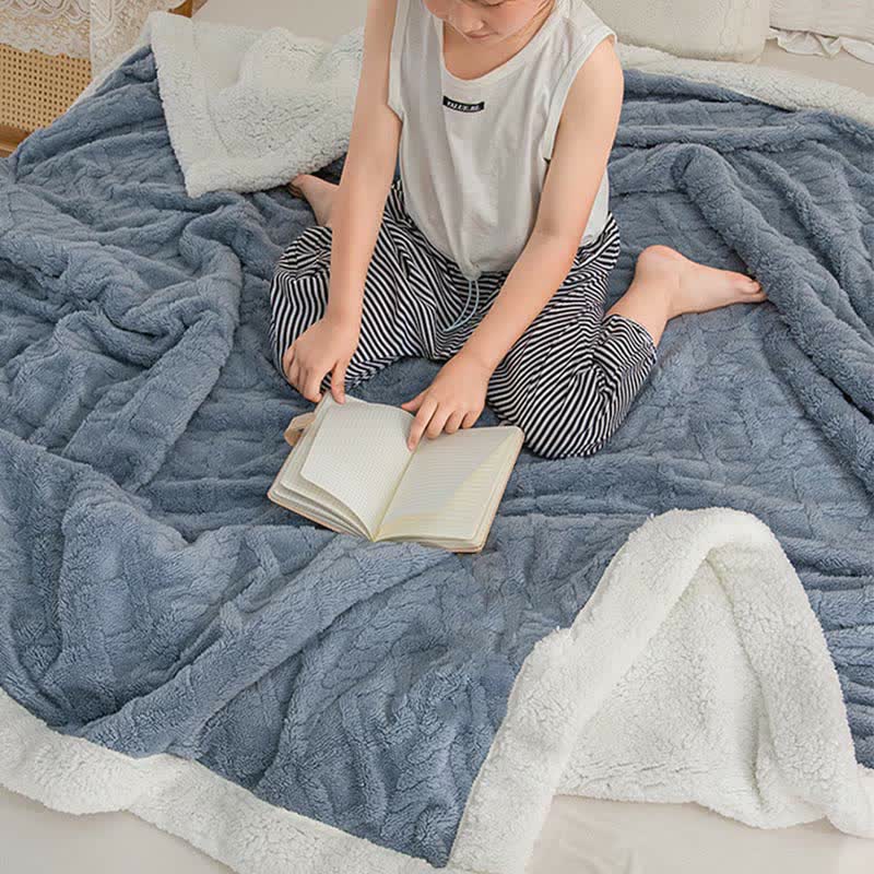 Morbida e accogliente coperta reversibile - image 7