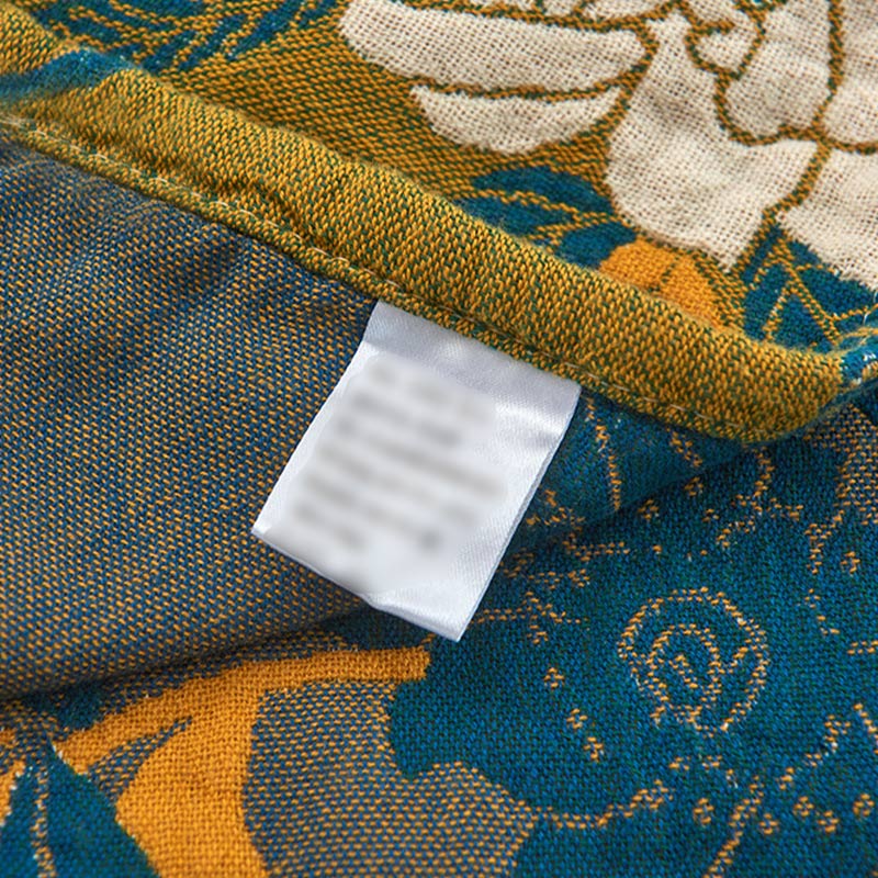 Cuscino in cotone con motivo floreale bianco Ownkoti (2 pezzi)