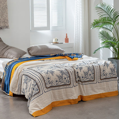 Trapunta estiva reversibile in cotone Ownkoti, coperta leggera