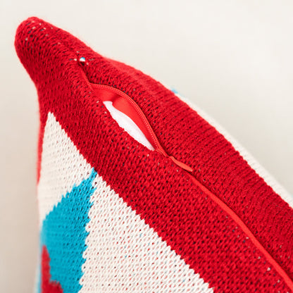 Coperta decorativa lavorata a maglia Diamond & Love