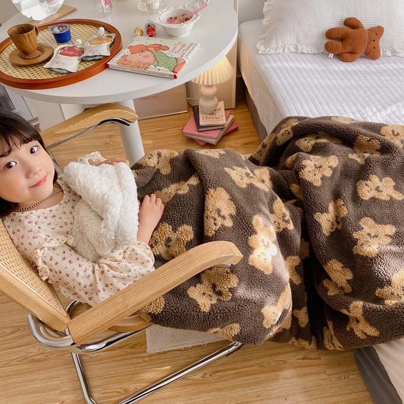 Coperta reversibile Ownkoti con simpatico orsetto