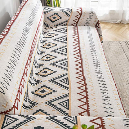 Copridivano reversibile con coperta geometrica indiana Ownkoti