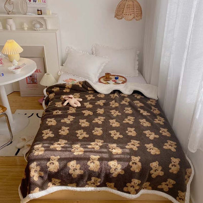 Coperta reversibile Ownkoti con simpatico orsetto