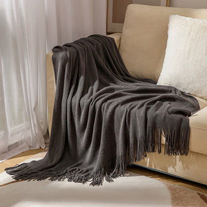 Coperta semplice con nappe in tinta unita