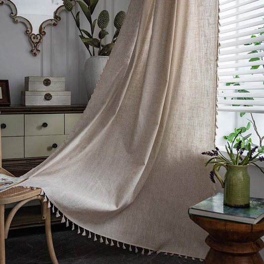 Tenda filtrante con nappa Boho Beige