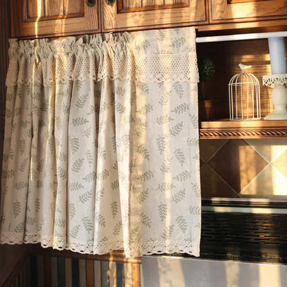 Tenda da caffè in cotone e lino
