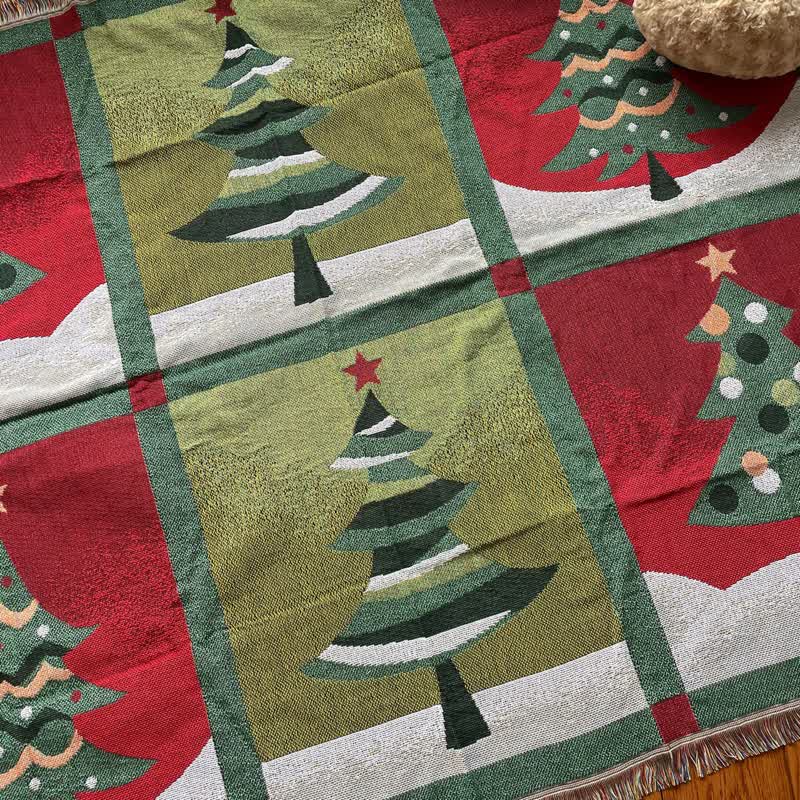 Coperta con nappe per decorazioni natalizie per la casa