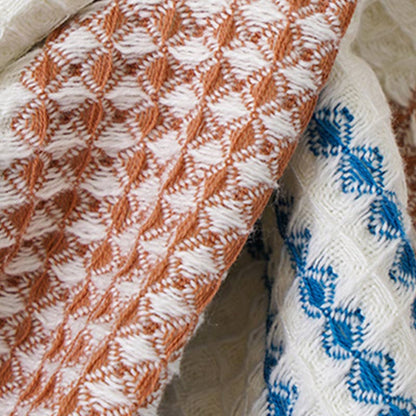 Asciugamano da bagno in cotone a righe colorblock Ownkoti