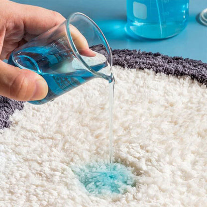 Tappeto da bagno antiscivolo morbido con motivo a foglie Ownkoti