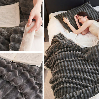 Coperta morbida e leggera in tinta unita