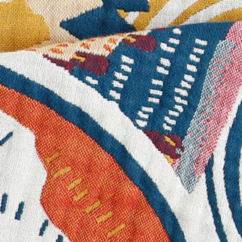 Coperta da tiro nordica Ownkoti, trapunta reversibile in cotone