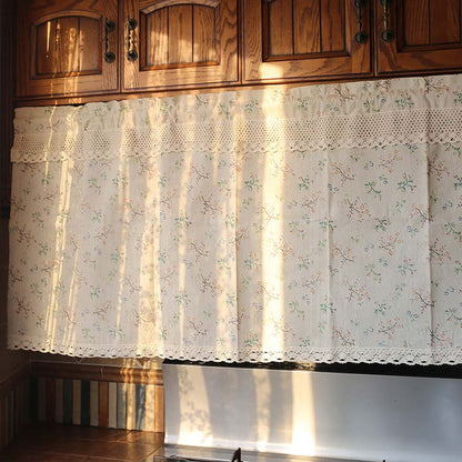 Tenda da caffè in cotone e lino